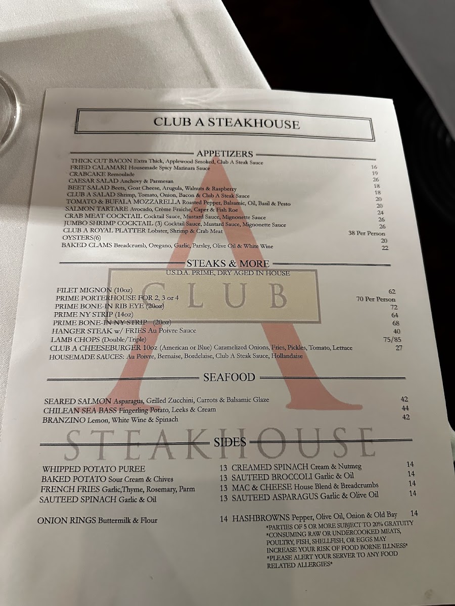 Club A Steakhouse - 4