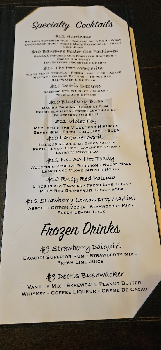 Debris Po-Boys & Drinks - 2