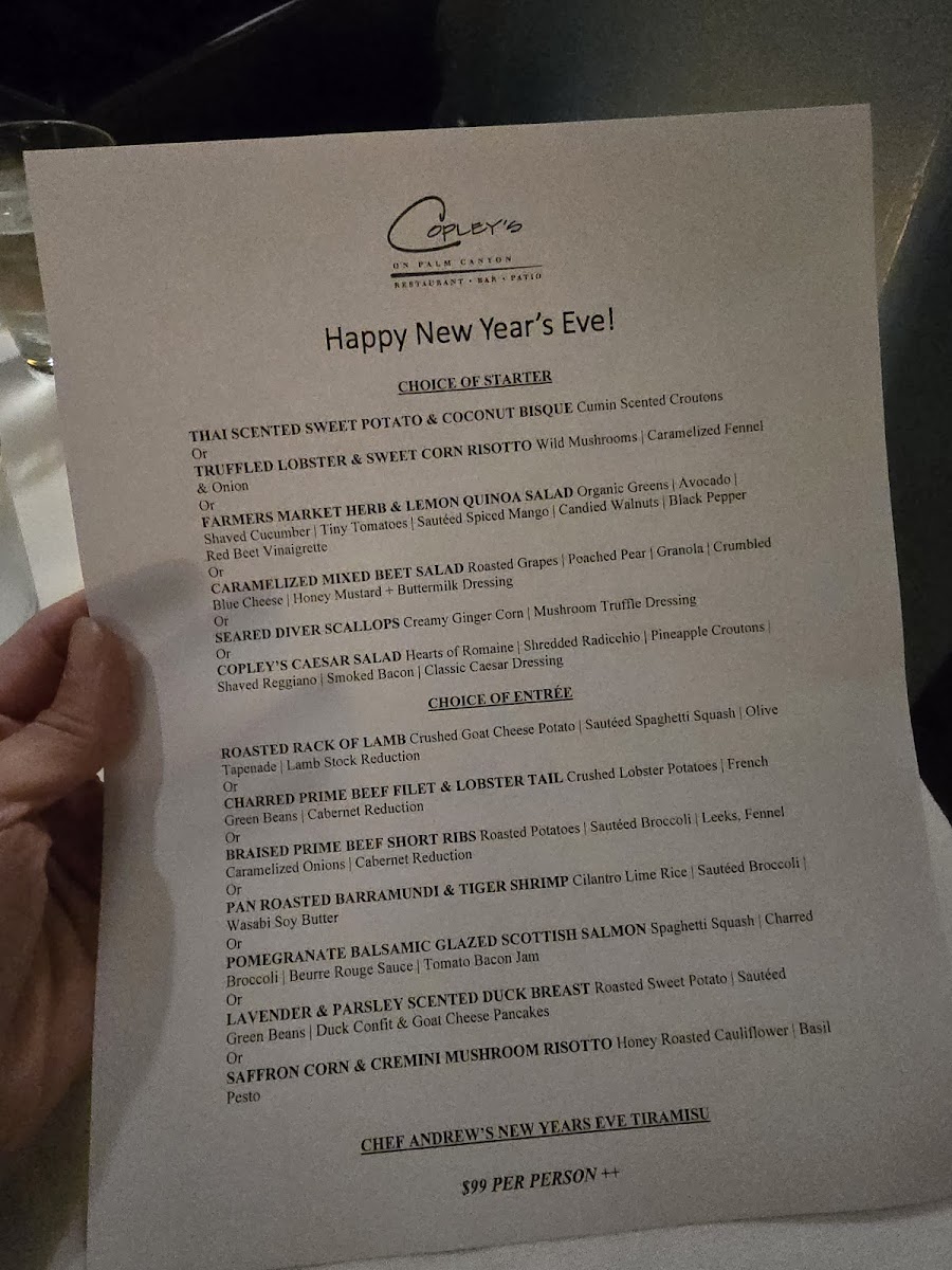 Copley's on Palm Canyon - 1