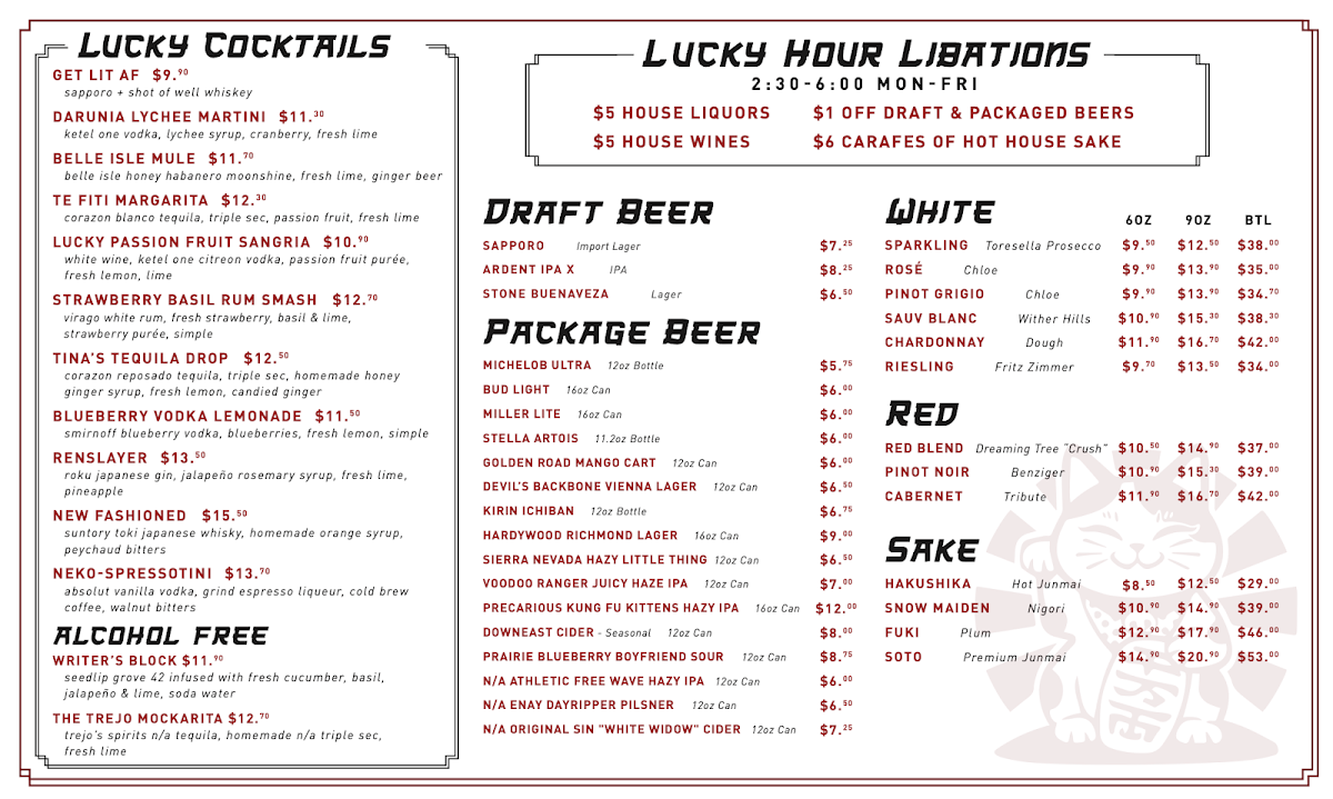 Lucky AF: Asian Fusion & Sushi - 3