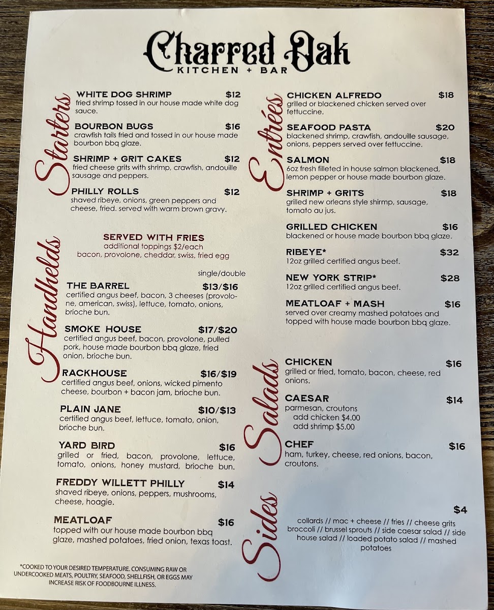 Charred Oak Kitchen Bar - 3