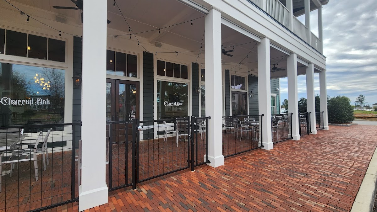 Charred Oak Kitchen Bar
