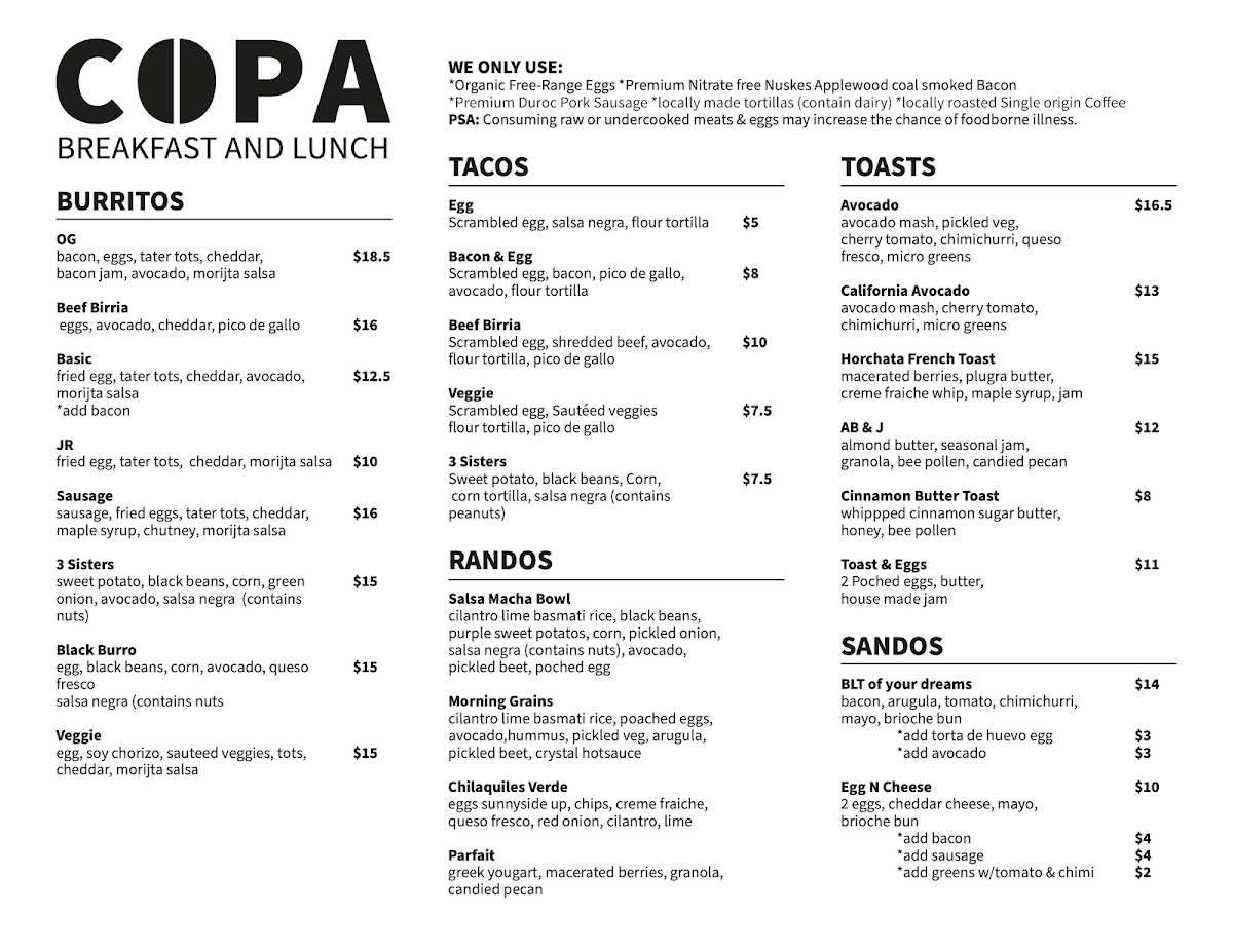 COPA (aka Coffee Parlor) - 1