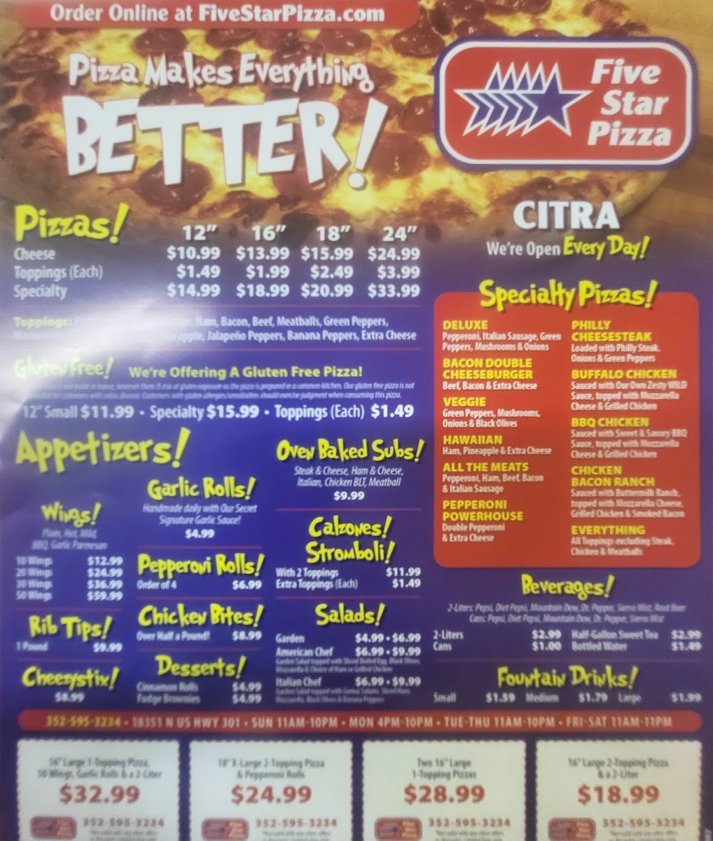 Five Star Pizza-Citra - 2