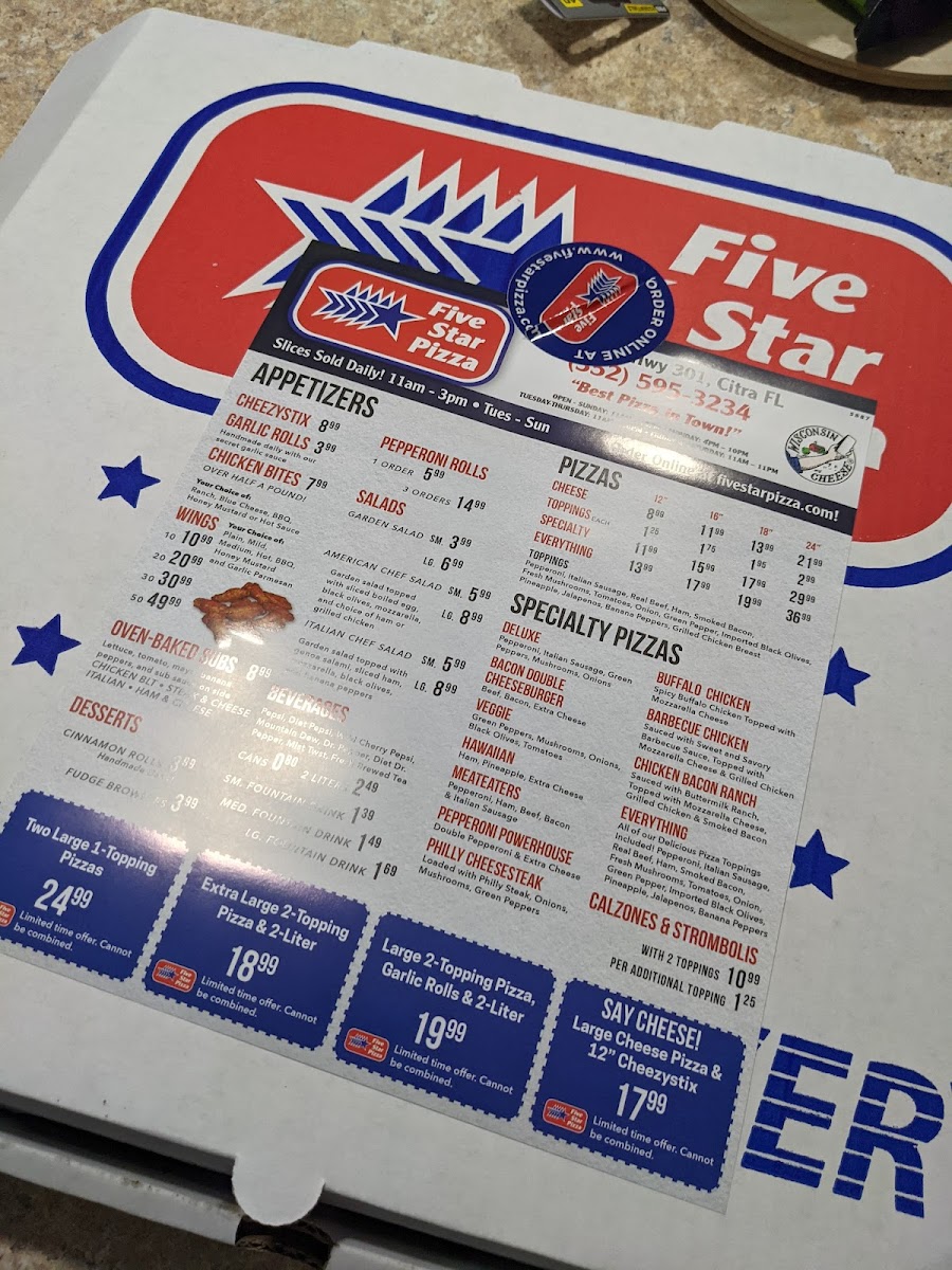 Five Star Pizza-Citra - 3