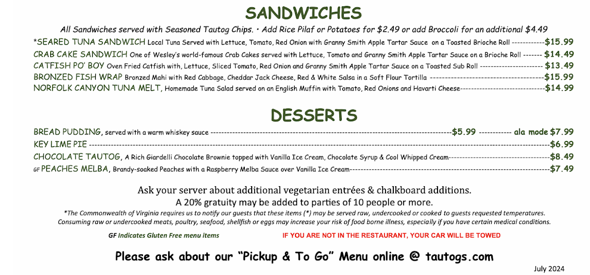 Tautog's Restaurant - 3