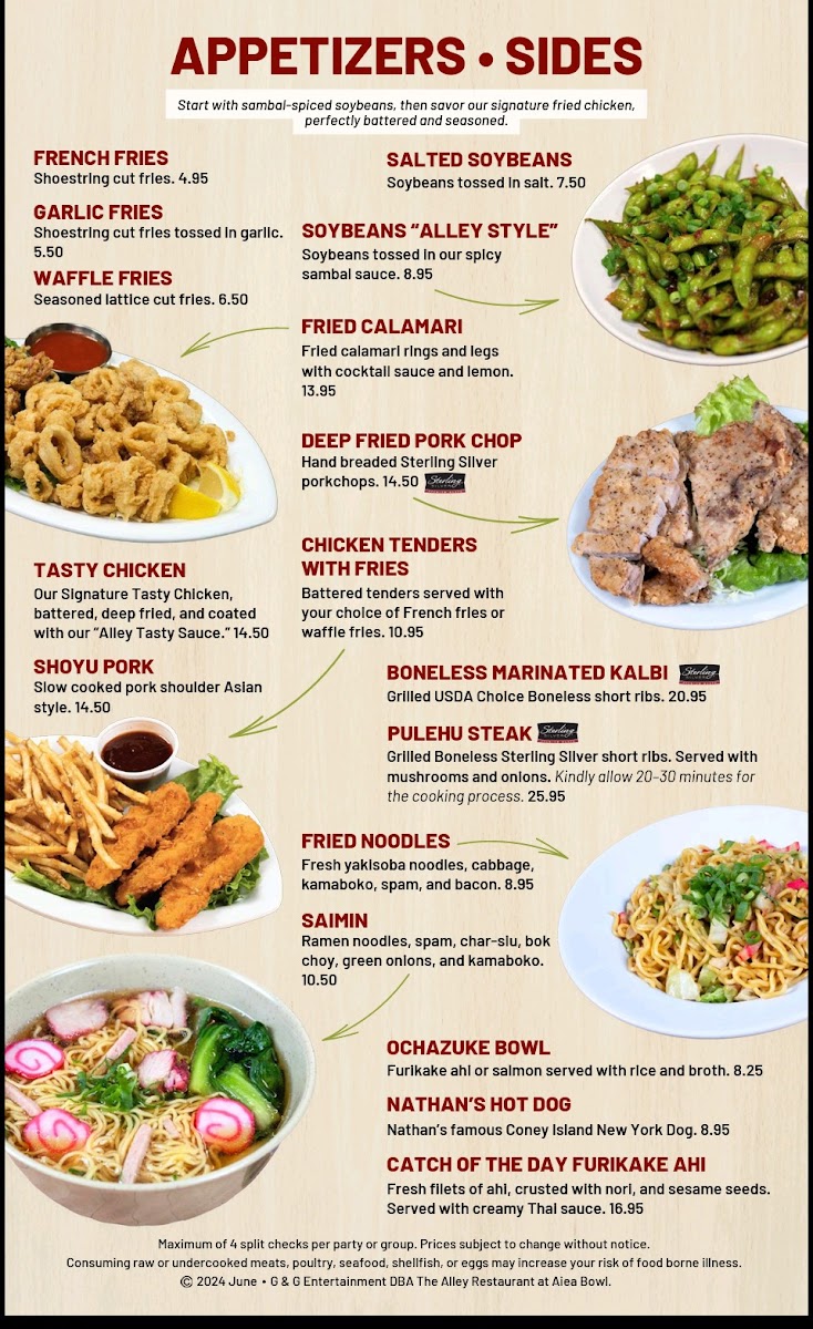 The Alley Restaurant at Aiea Bowl - 3