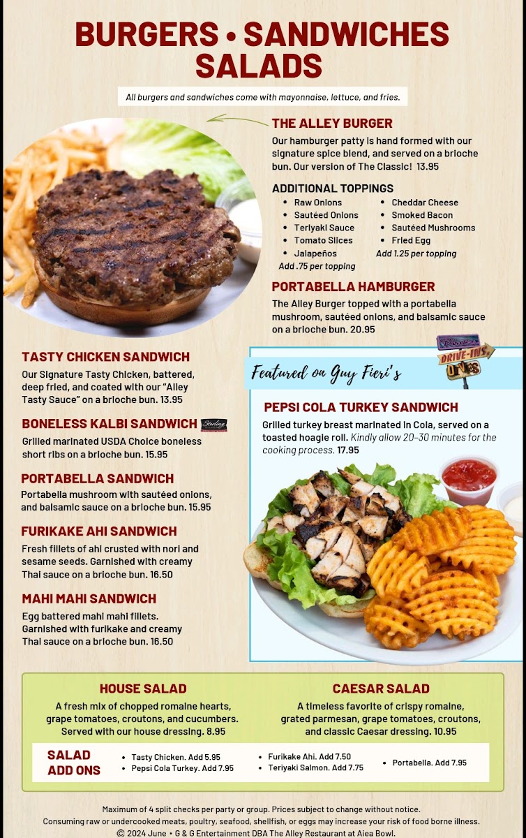 The Alley Restaurant at Aiea Bowl - 5