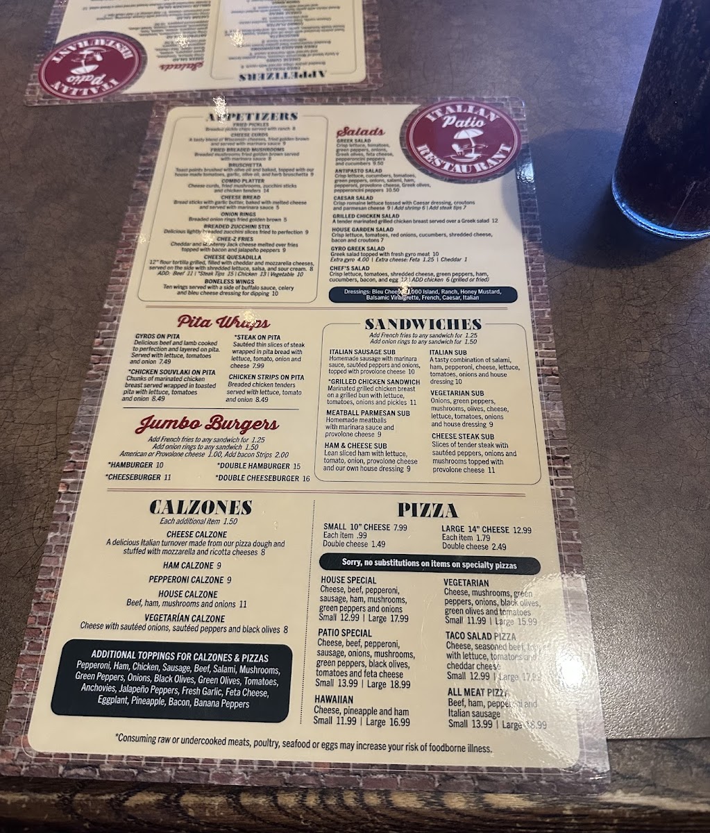 The Patio Italian restaurant - 1