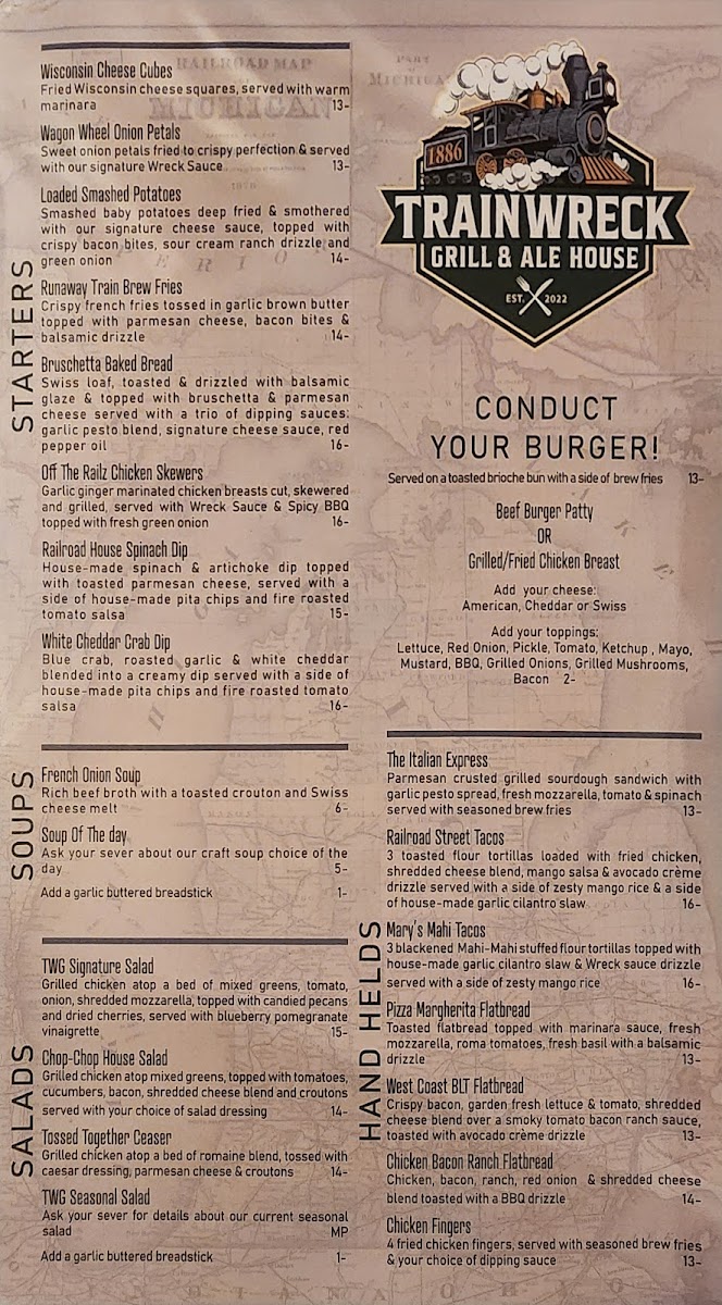 Trainwreck Grill & Ale House - 8