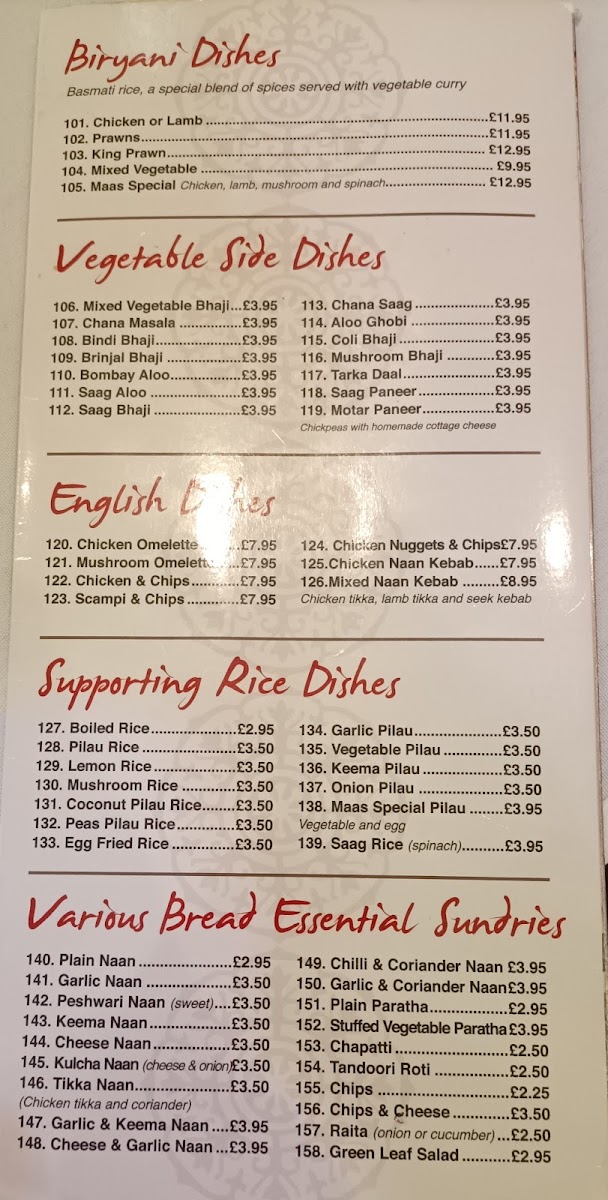 Maa Indian Restaurant and Takeaway - 1