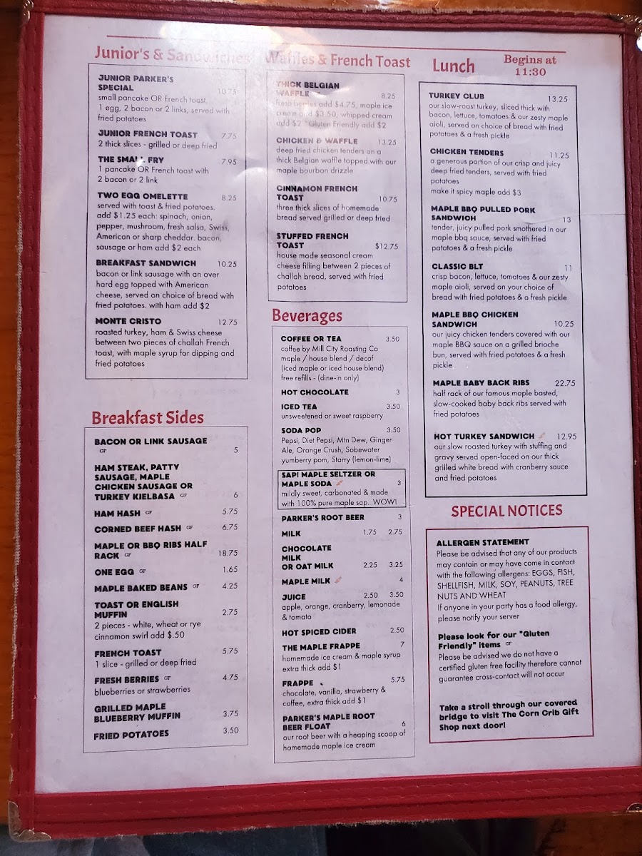 Parker's Maple Barn - 1