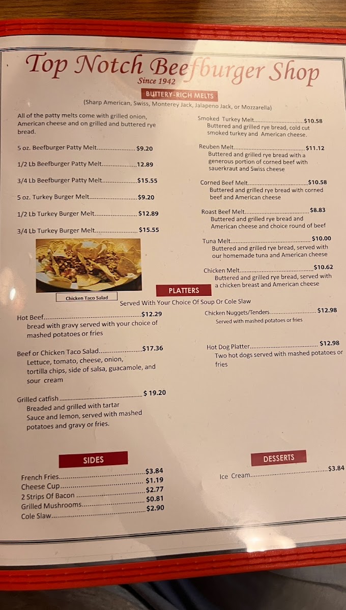 Top Notch Beefburgers - 1