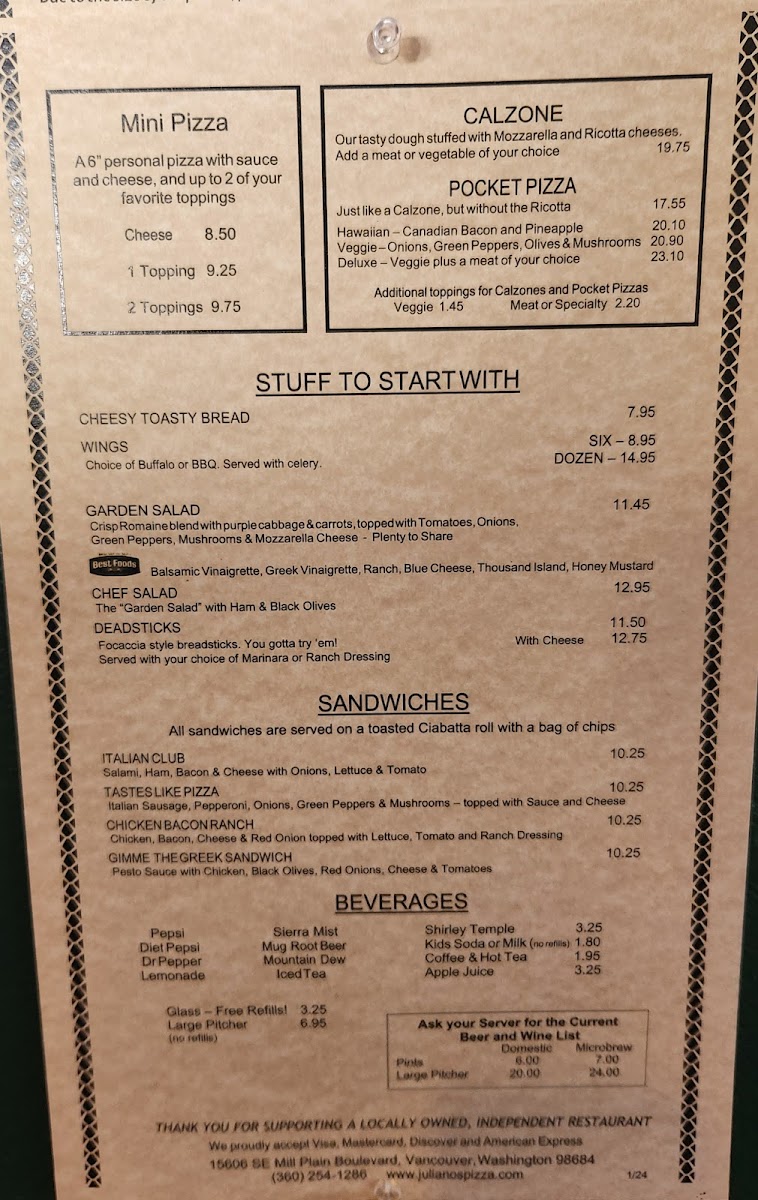 Juliano's Pizzeria - 1