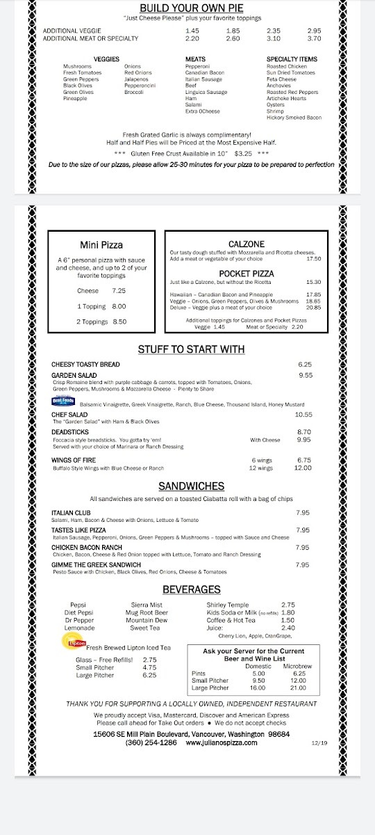 Juliano's Pizzeria - 5