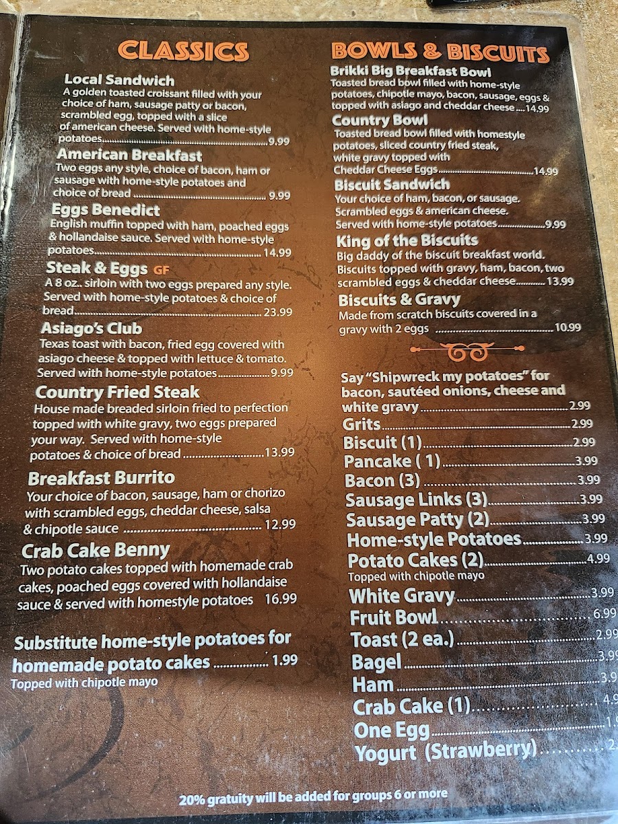 Asiago's Skillet - 3