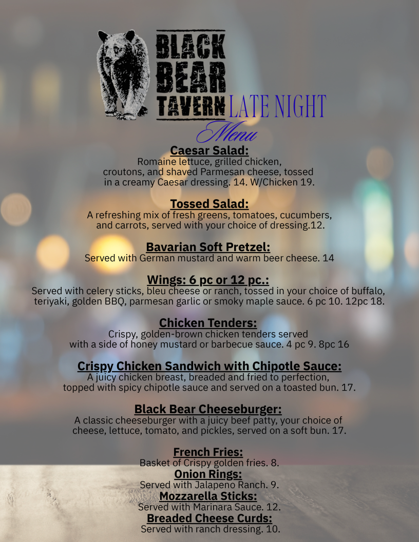 Black Bear Tavern - 3