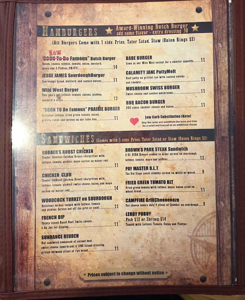 Butch Cassidy's Cafe - 1