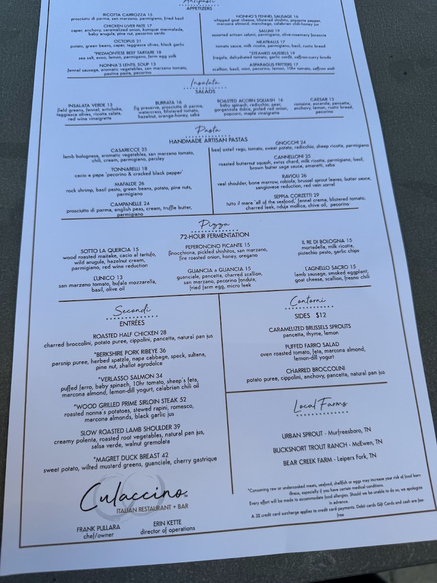 Culaccino Italian Restaurant Bar - 3