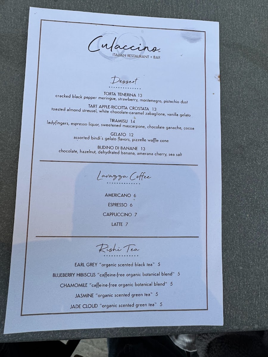 Culaccino Italian Restaurant Bar - 8