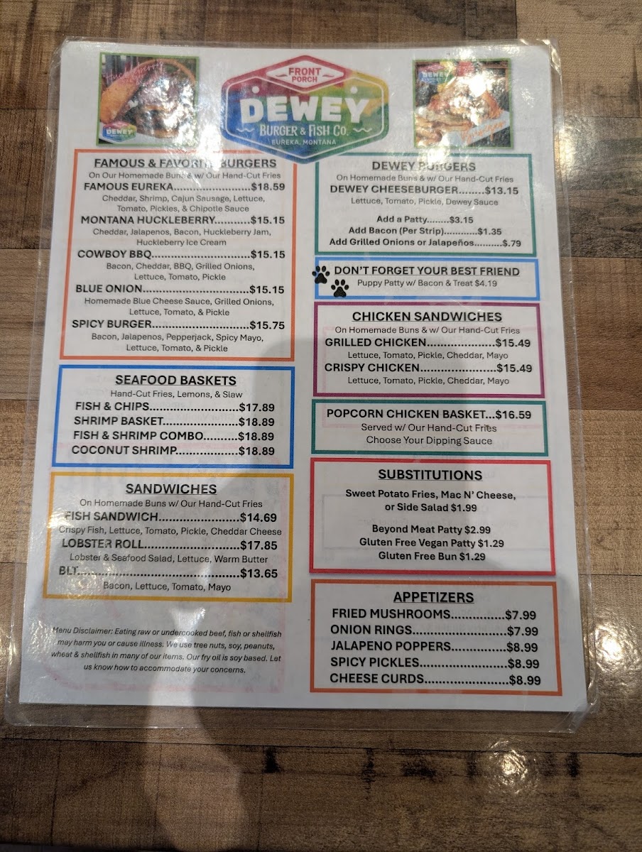 Front Porch Dewey Burger & Fish Co. - 1