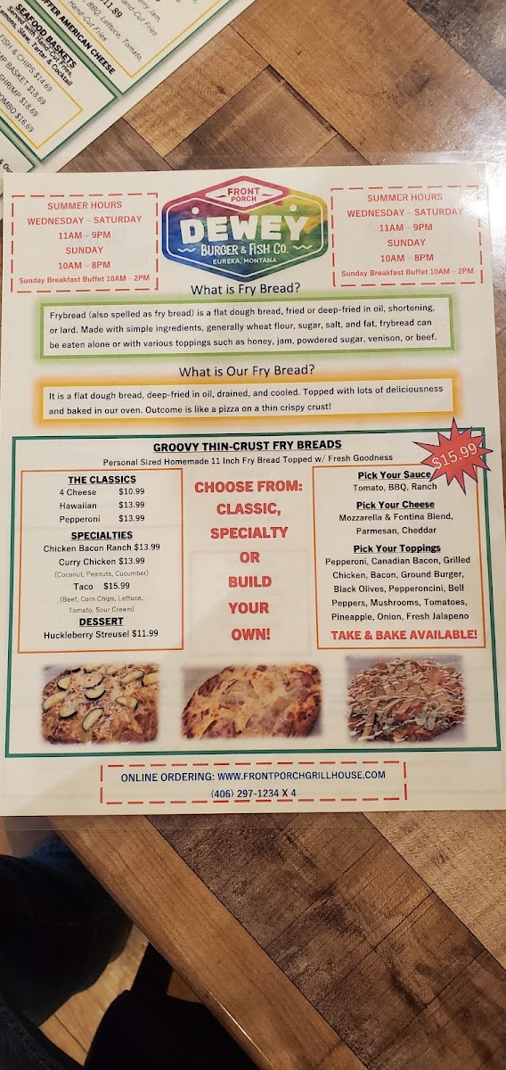Front Porch Dewey Burger & Fish Co. - 9