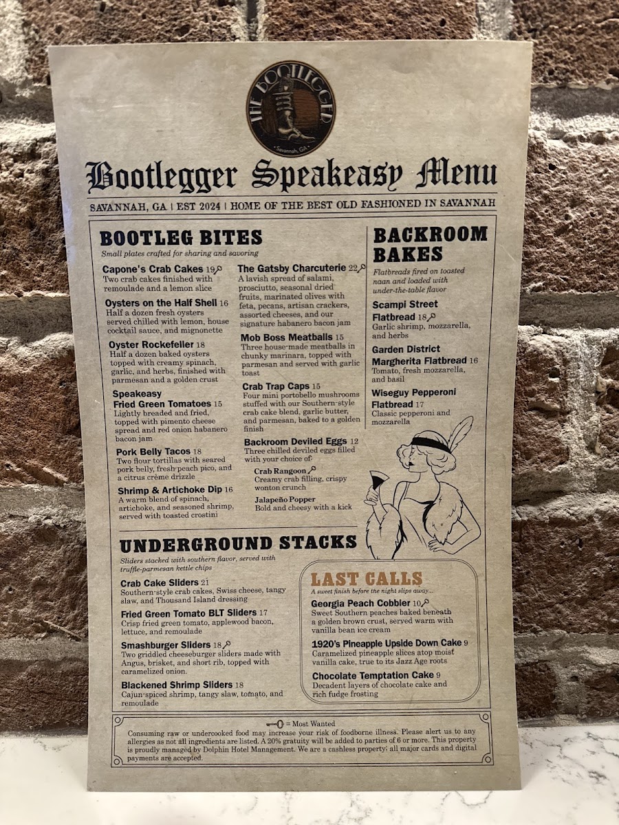 The Bootlegger Savannah Speakeasy - 2