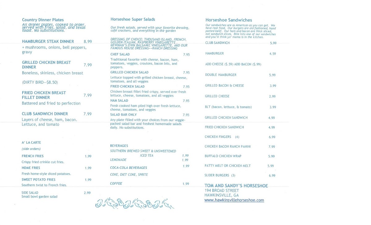 Tom and Sandy's Horseshoe Restaurant - 2