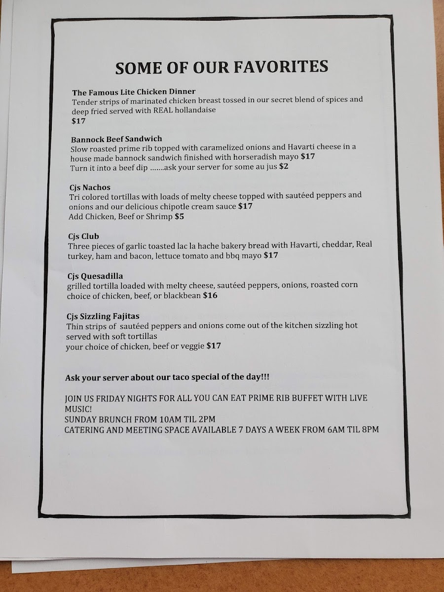 CJ's Southwestern Grill - 1