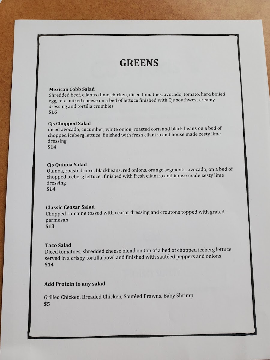 CJ's Southwestern Grill - 4