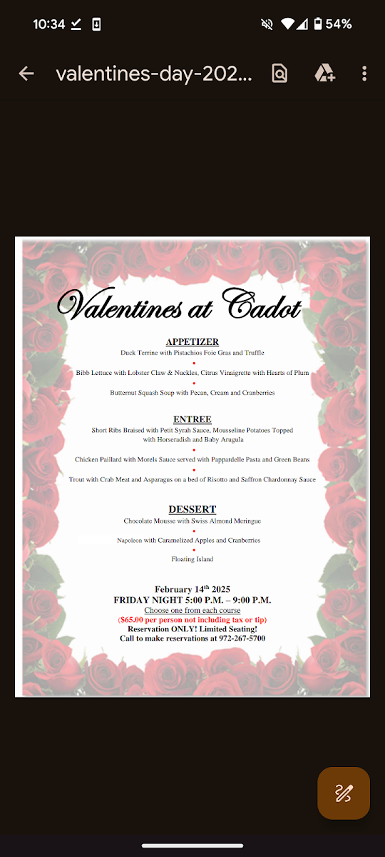 Cadot Restaurant - 1