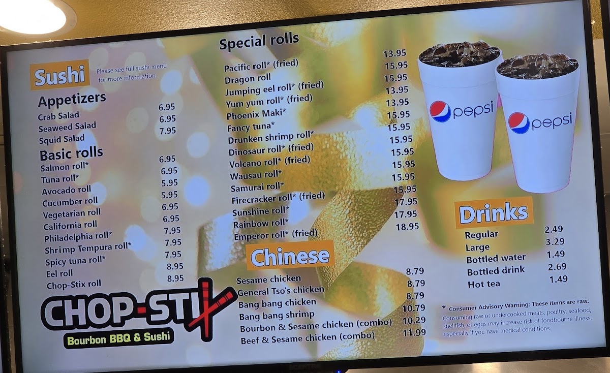 Chop-Stix Bourbon BBQ & Sushi - 2