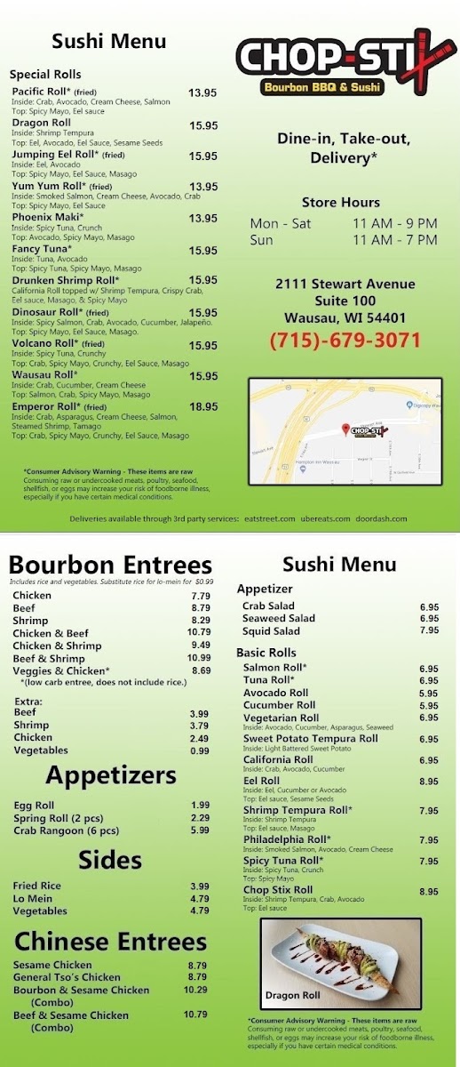 Chop-Stix Bourbon BBQ & Sushi - 5