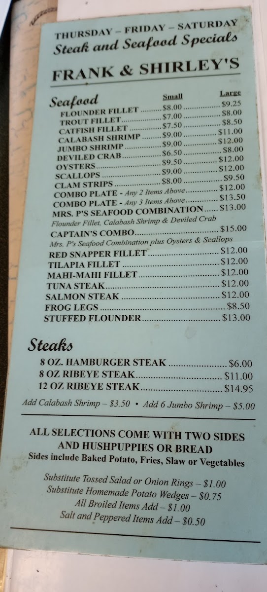 Frank & Shirley's - 3