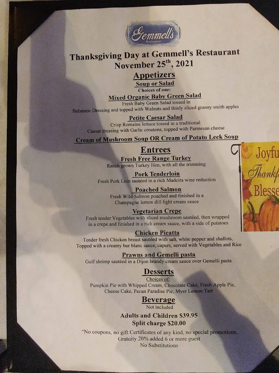 Gemmell's Restaurant - 3