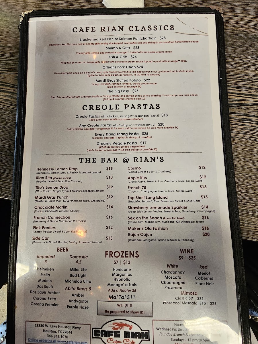 Cafe Rian Cajun Cafe - 6