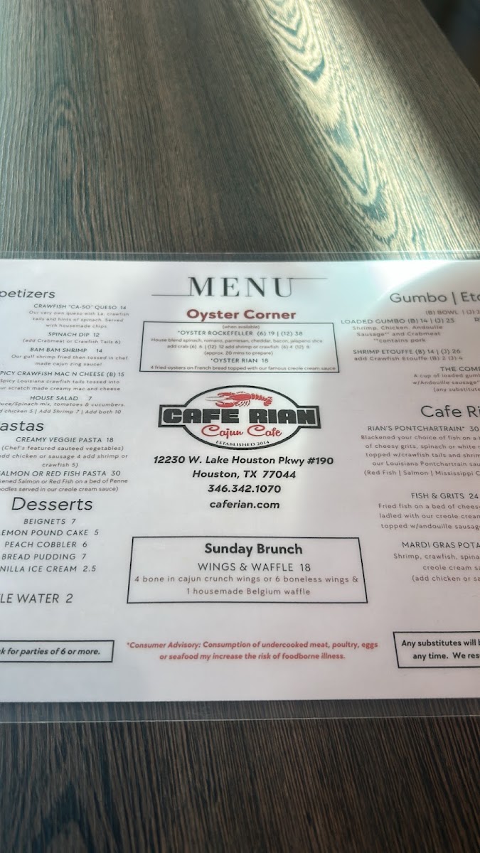 Cafe Rian Cajun Cafe - 7