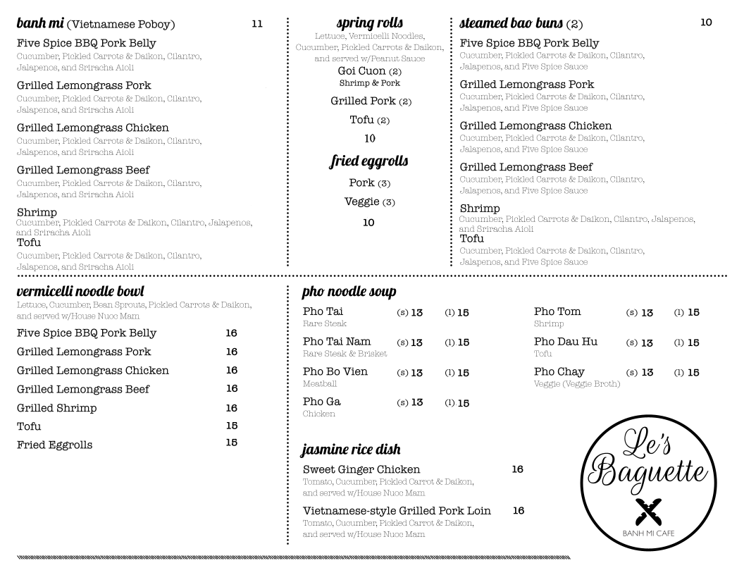 Le's Baguette Banh Mi Cafe - 1