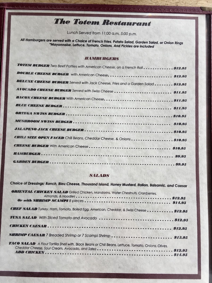 Totem Cafe - GREAT LUNCH PLACE - 9