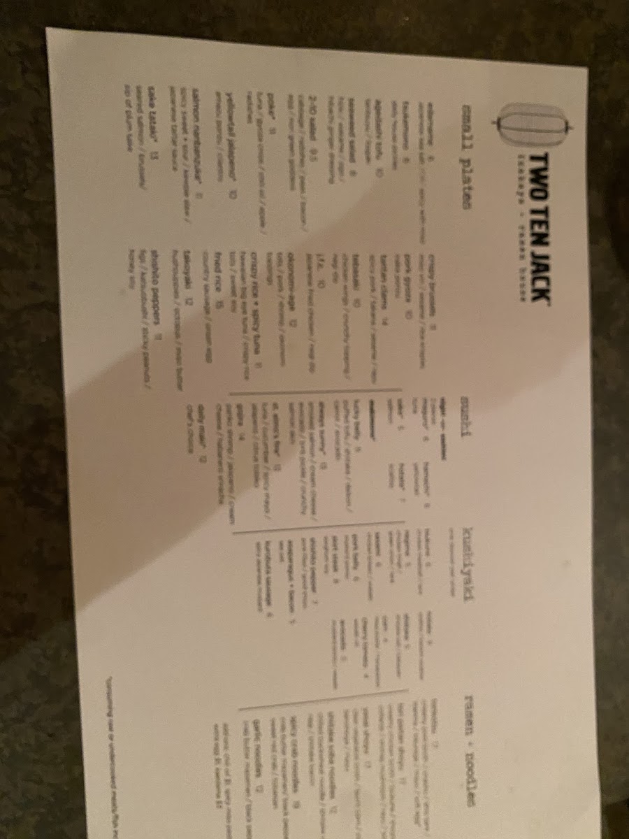 Two Ten Jack Japanese Restaurants - 10