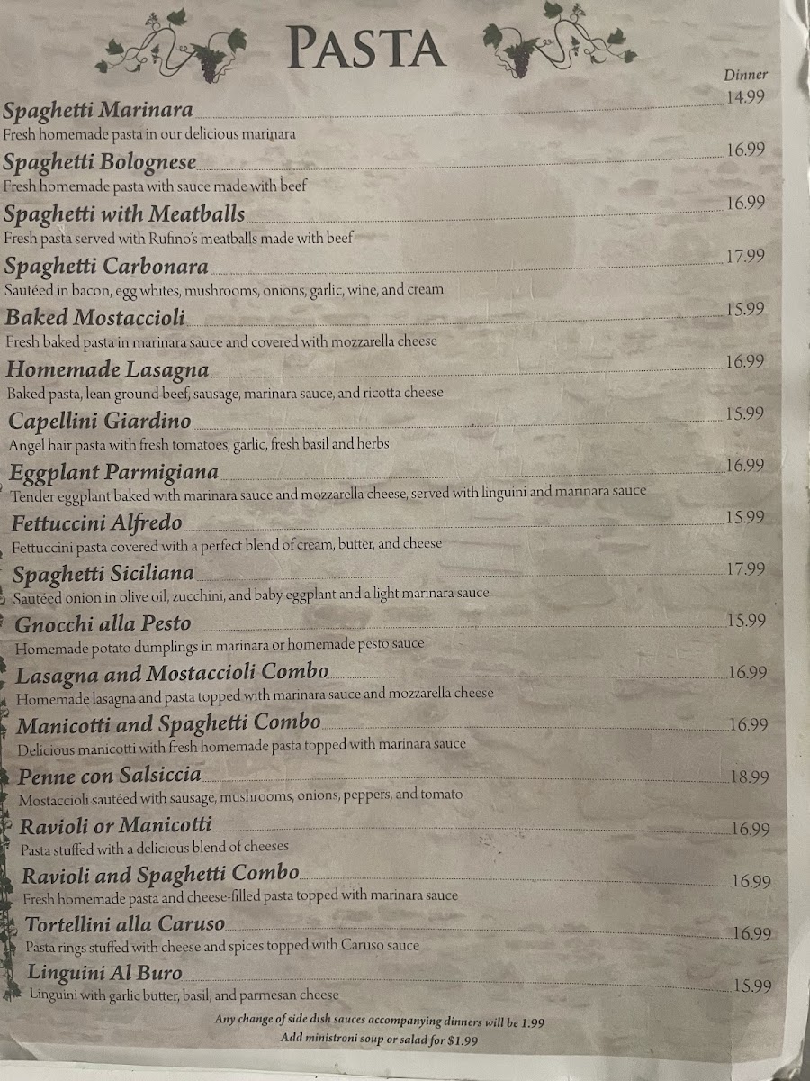 Rufino's Italian Restaurant - 3