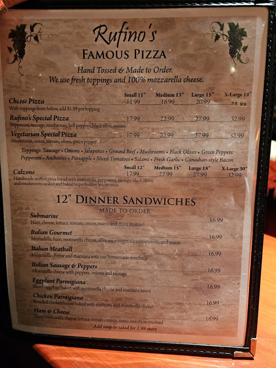 Rufino's Italian Restaurant - 8