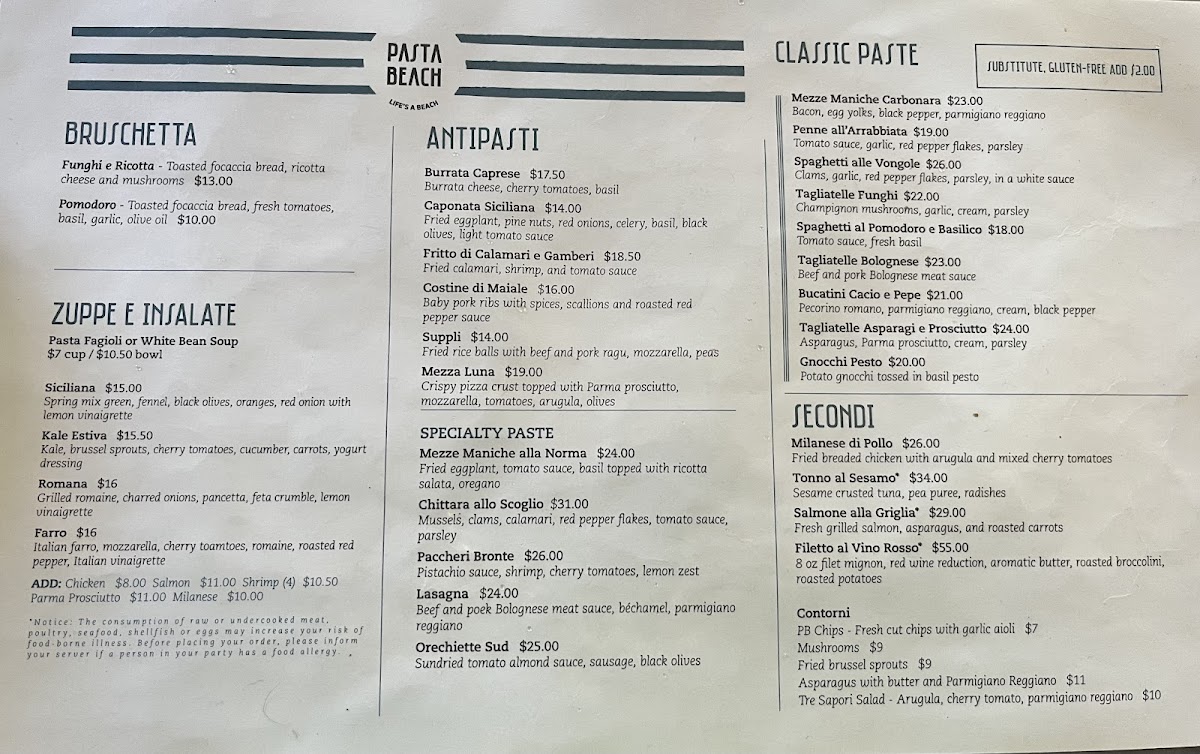 Pasta Beach Newport - 8