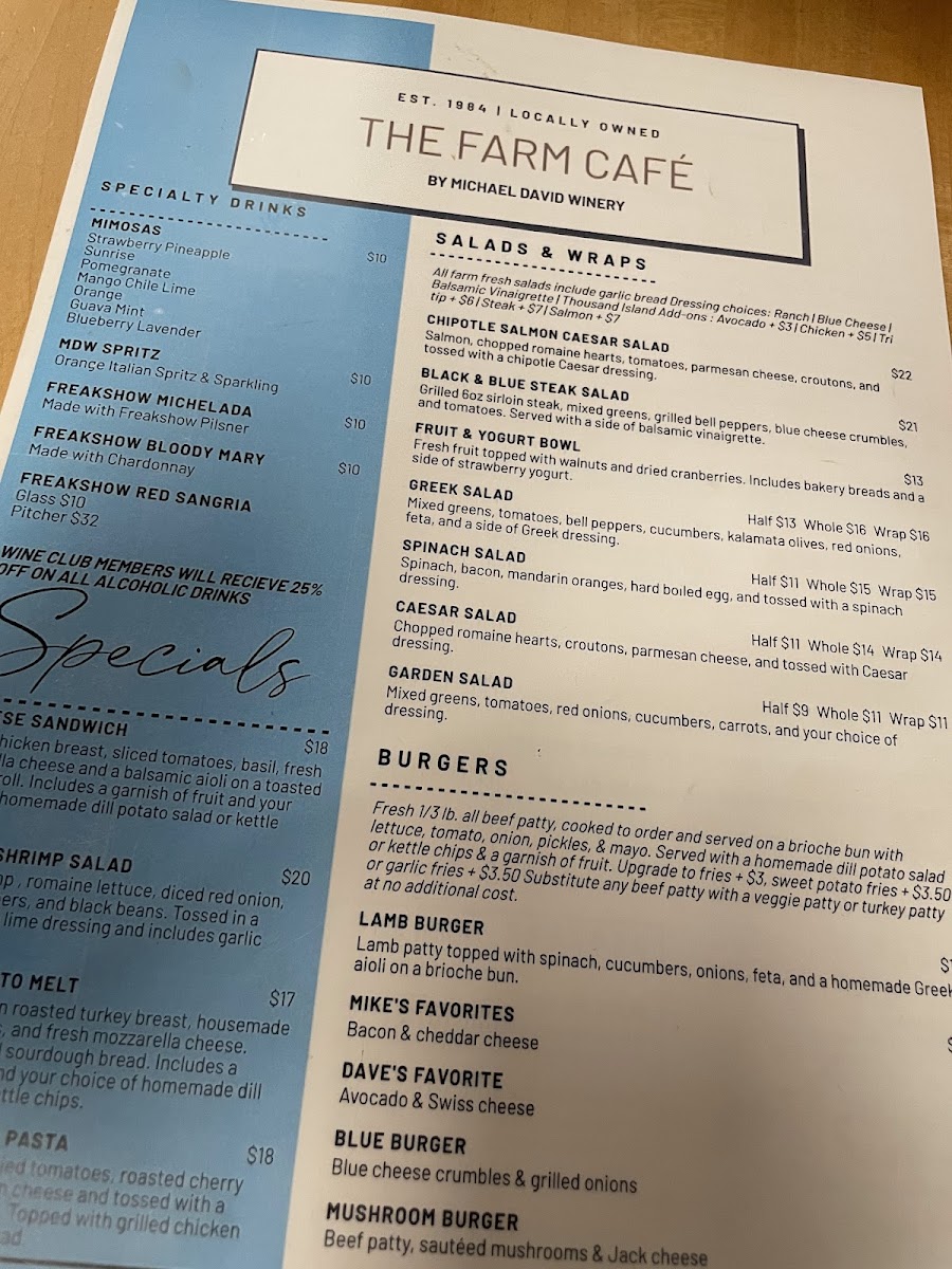 The Café at Michael David Winery - 2