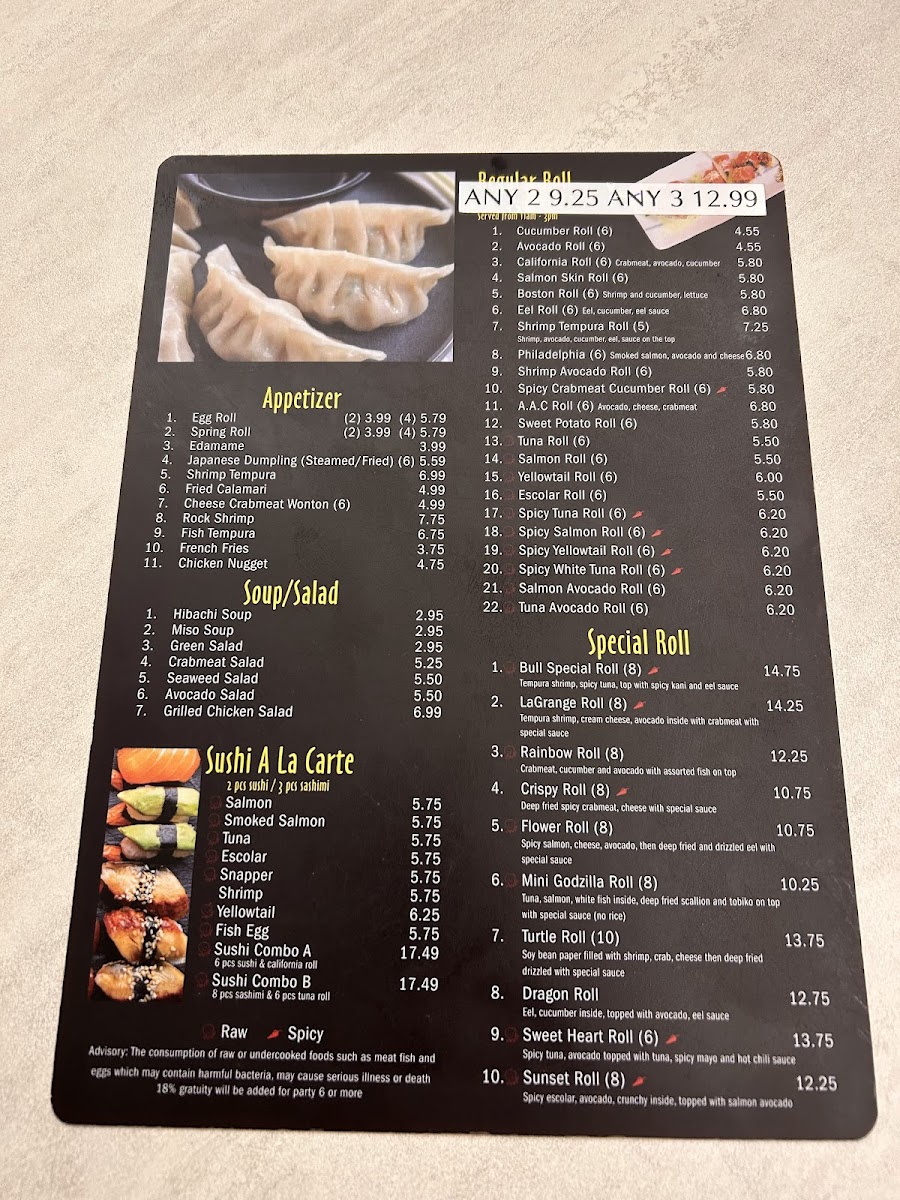 Bull's Hibachi & Sushi - 3