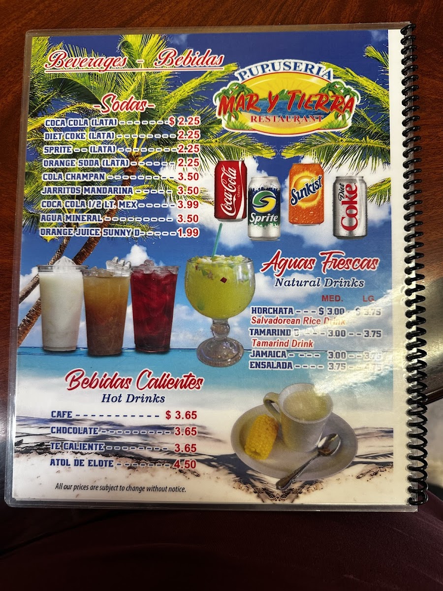 Mar y Tierra Pupuseria y Restaurant - 3