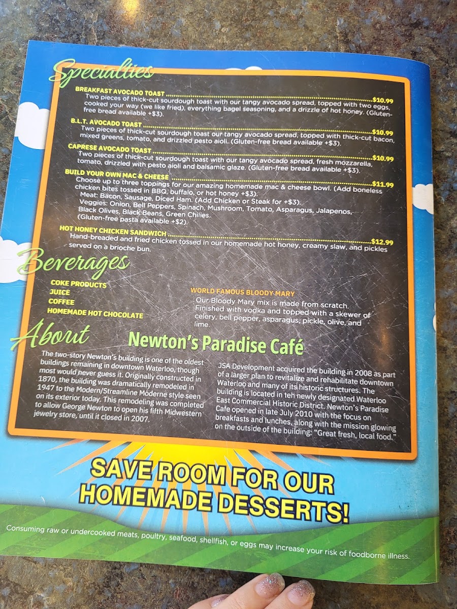 Newton's Paradise Cafe - 1