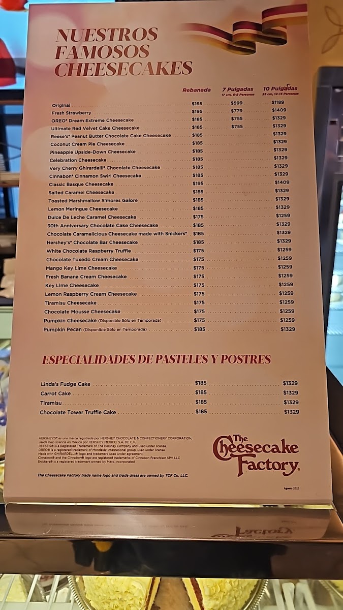 The Cheesecake Factory Antea - 1