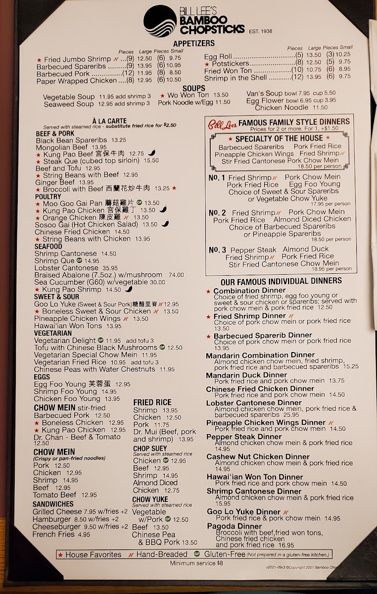 Bill Lee's Bamboo Chopsticks Restaurant - 8