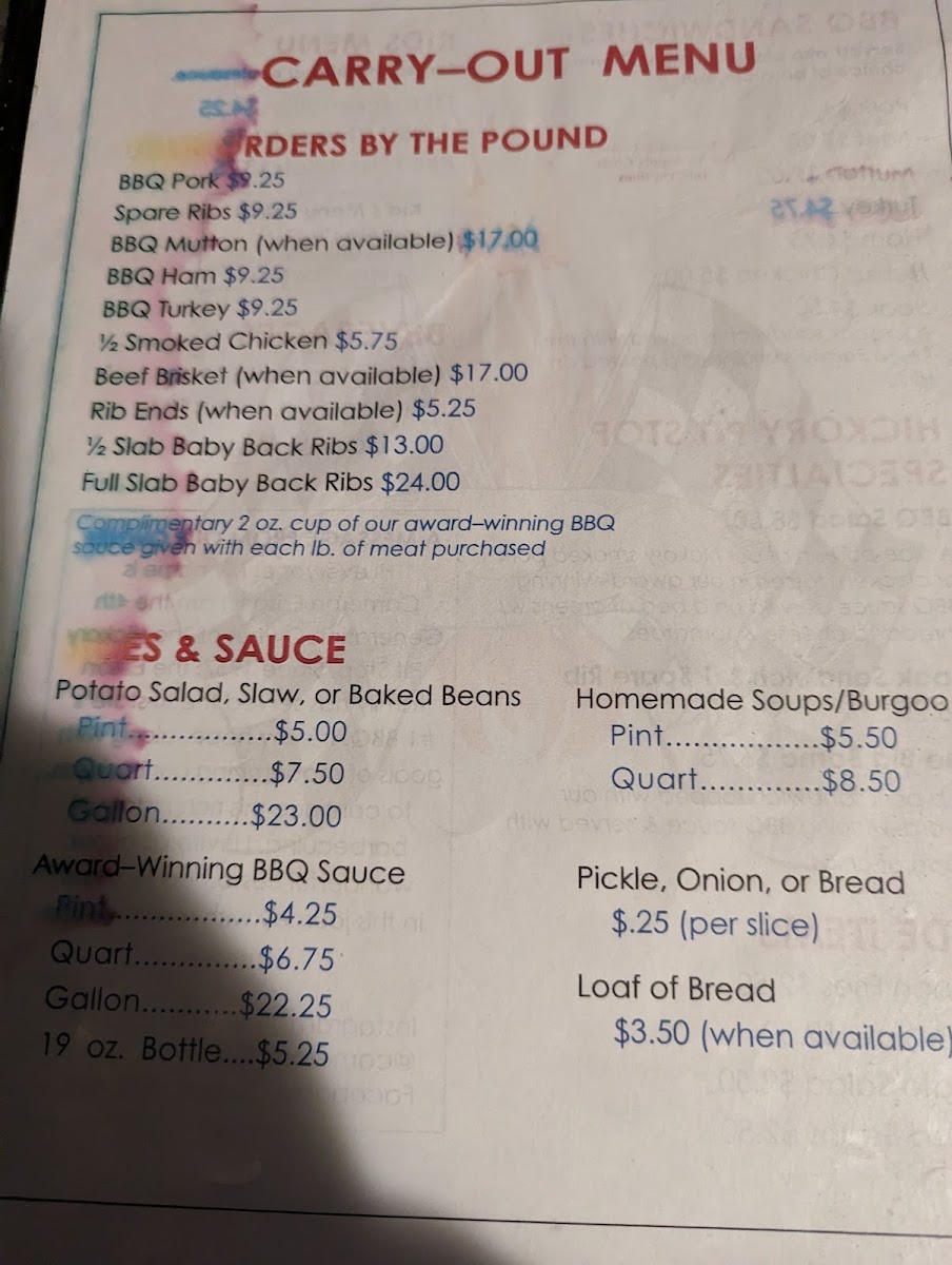 Hickory Pit Stop BBQ - 10